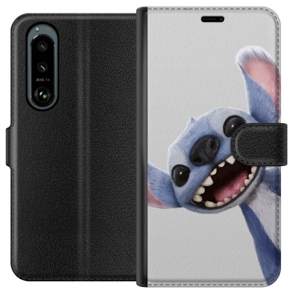 Sony Xperia 5 III Lommeboketui Stitch i Fart - Kawaii Design f