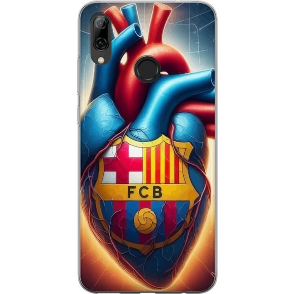 Huawei P smart 2019 Gennemsigtig cover FCB Hjerte