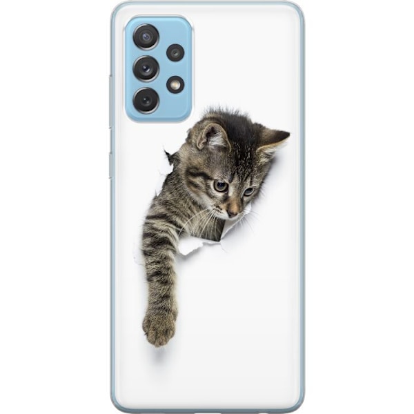 Samsung Galaxy A52 5G Deksel / Mobildeksel - Katt