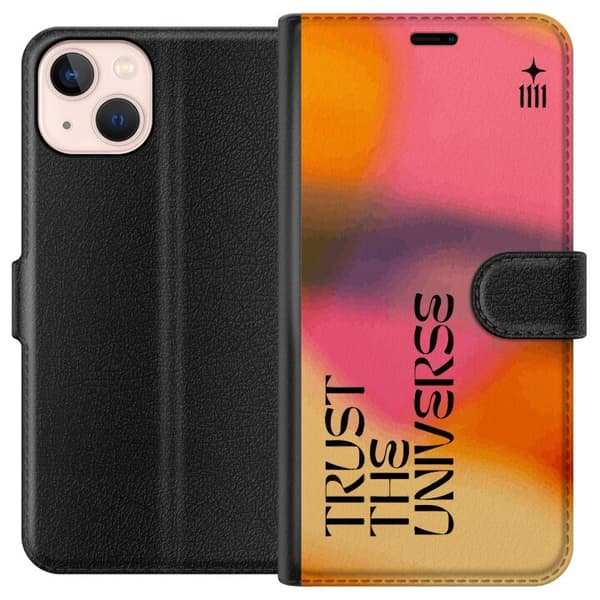 Kompatibel Tegnebogsetui til Apple iPhone 13 mini Tro på Universet