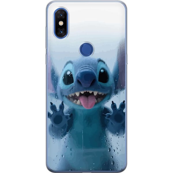 Xiaomi Mi Mix 3 Genomskinligt Skal Stitch Window View – Stitch vid ett fönster i söt stil