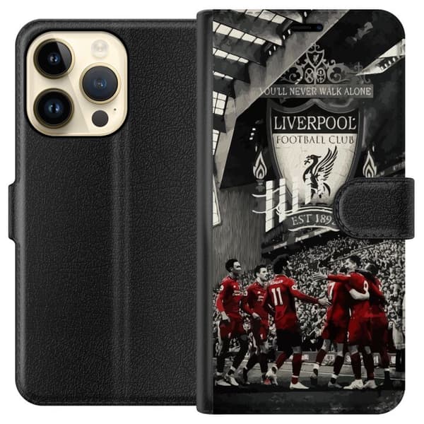 Kompatibel Tegnebogsetui til Apple iPhone 15 Pro Liverpool