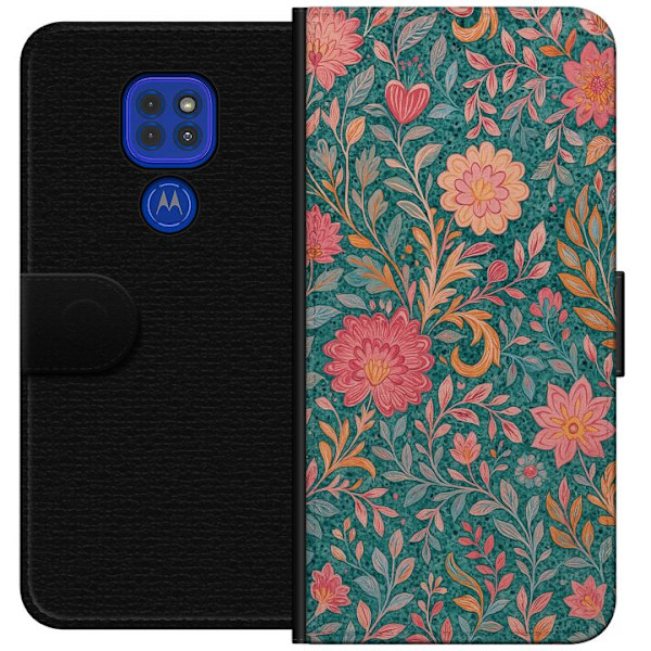 Motorola Moto G9 Play Lommeboketui Floral Dream