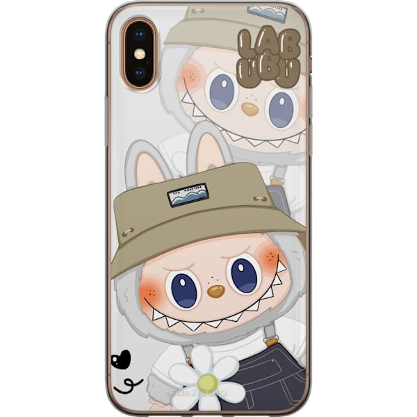 Apple iPhone XS Max Läpinäkyvä kuori Labubu Minimal Mood -