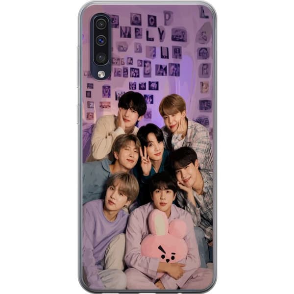 Kompatibelt Mobildeksel til Samsung Galaxy A50 BTS lila