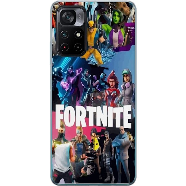 Xiaomi Poco M4 Pro 5G Genomskinligt Skal Fortnite