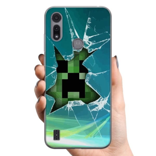 Motorola Moto E6i TPU Mobilskal MineCraft