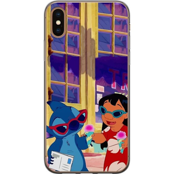 Apple iPhone XS Gennemsigtig cover lilo og stitch 2025