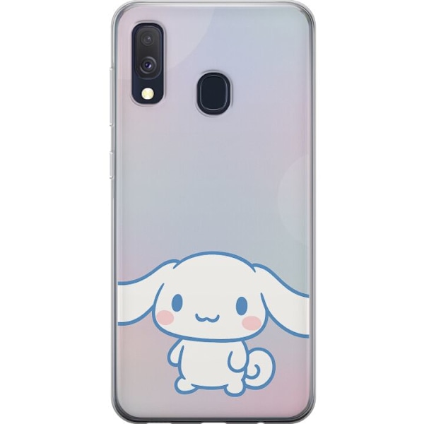 Samsung Galaxy A40 Genomskinligt Skal Kawaii Sanrio Cinnamonroll