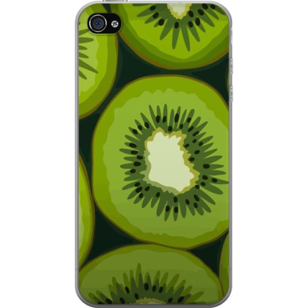 Apple iPhone 4s Läpinäkyvä kuori Kiwi