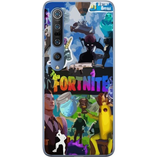 Xiaomi Mi 10 Pro 5G Gjennomsiktig deksel Fortnite