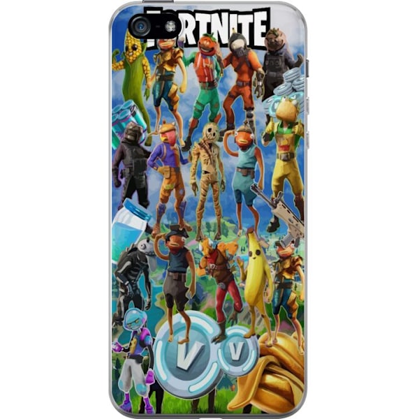 Apple iPhone 5 Gennemsigtig cover Fortnite