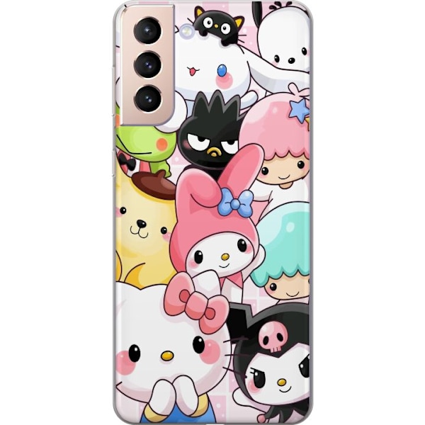 Samsung Galaxy S21 Läpinäkyvä kuori Kawaii Sanrio Crew