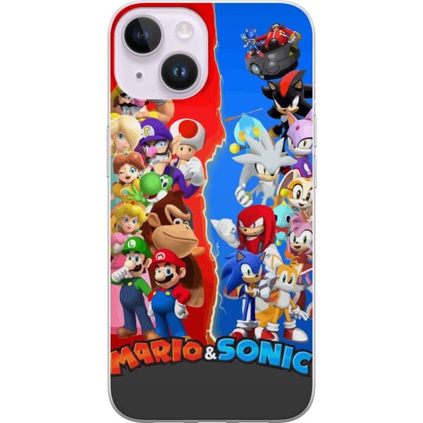 Kompatibelt Mobildeksel til Apple iPhone 14 Super Mario