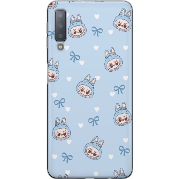 Samsung Galaxy A7 (2018) Läpinäkyvä kuori Labubu Tuli Henki