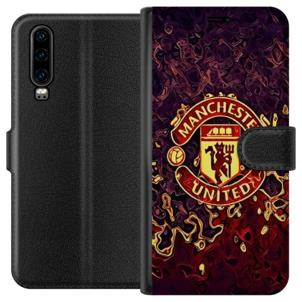 Huawei P30 Plånboksfodral Manchester United
