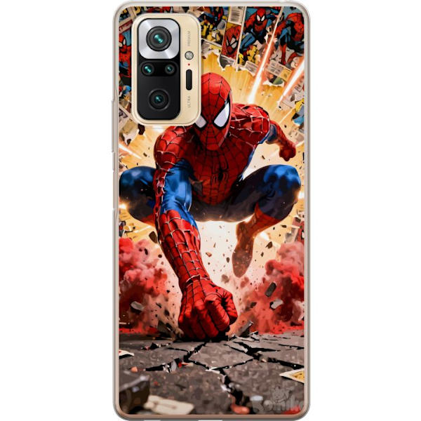 Kompatibelt Mobildeksel til Xiaomi Redmi Note 10 Pro Spider Man action