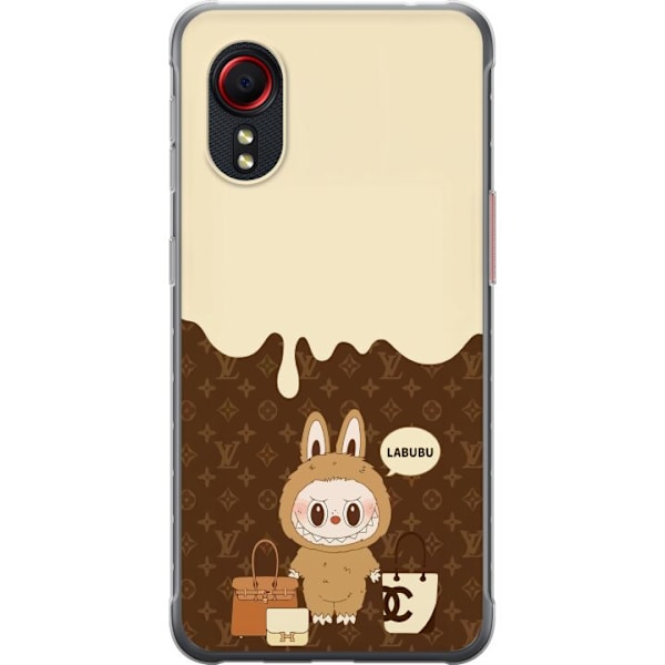 Samsung Galaxy Xcover 5 Gennemsigtig cover Labubu Blue Chill -
