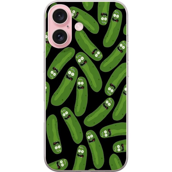 Apple iPhone 16 Gennemsigtig cover Agurk Rick