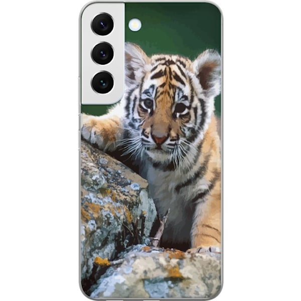 Samsung Galaxy S22+ 5G Genomskinligt Skal Tiger