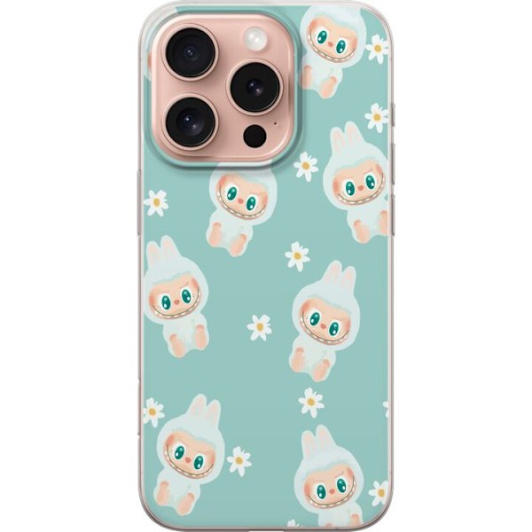 Apple iPhone 16 Pro Genomskinligt Skal Labubu Candy Vibes –