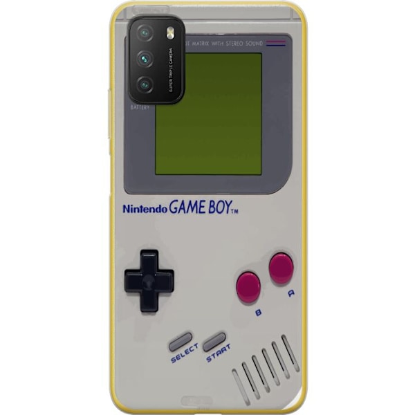 Xiaomi Poco M3  Läpinäkyvä kuori Game Boy