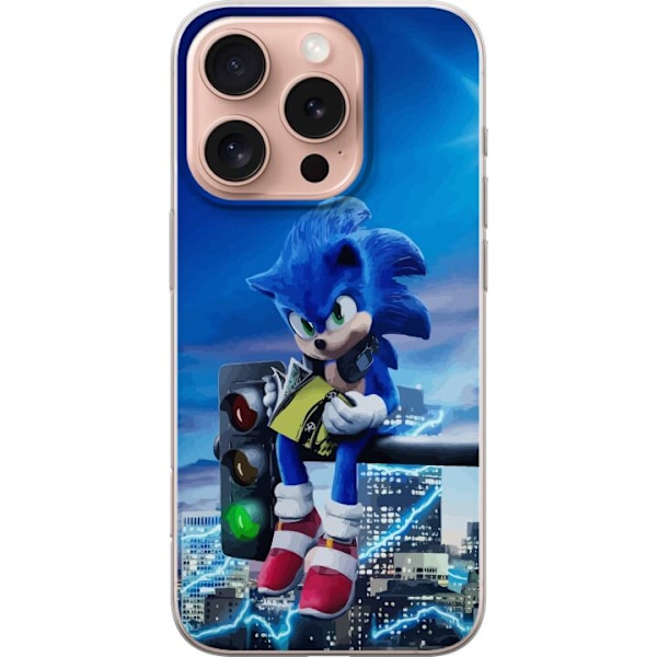 Apple iPhone 16 Pro Gjennomsiktig deksel Sonic the Hedgehog