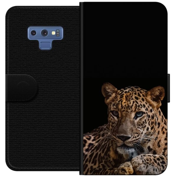 Samsung Galaxy Note9 Lompakkokotelo Leopard