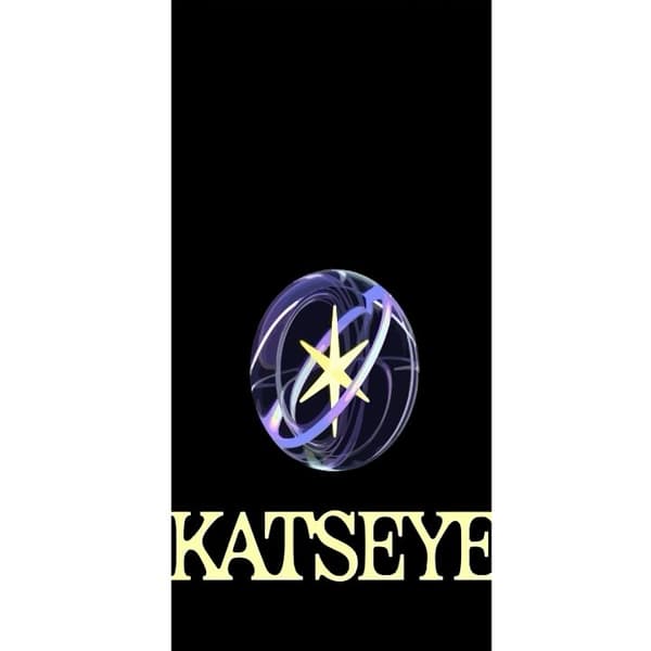 Yhteensopiva Lompakkokotelo Apple iPhone 13 Pro KATSEYE logotyp musta