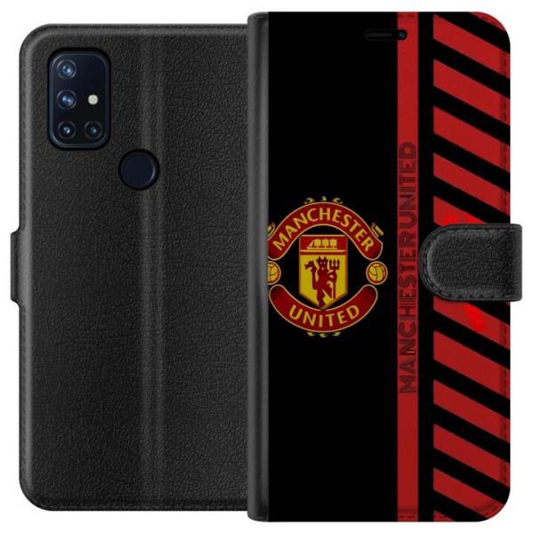 OnePlus Nord N10 5G Tegnebogsetui Manchester United