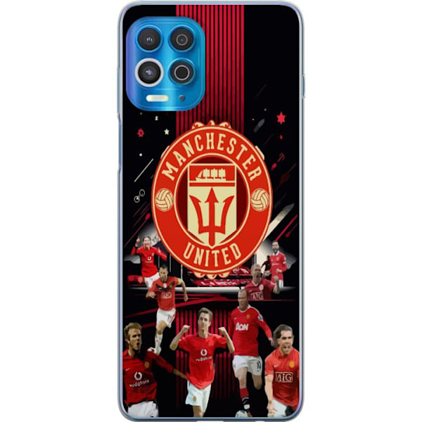 Motorola Edge S Genomskinligt Skal Manchester United F.C.