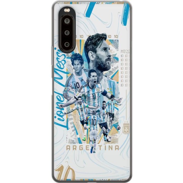 Sony Xperia 10 II Gennemsigtig cover Lionel Messi