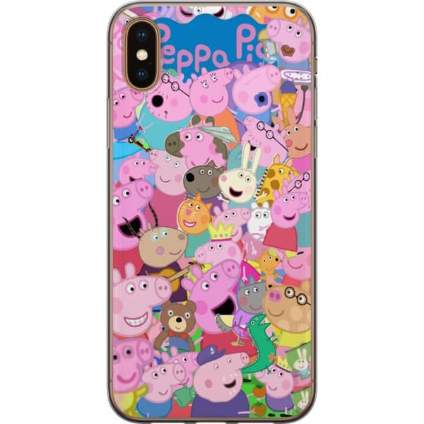 Kompatibelt Mobilskal till Apple iPhone XS Greta Gris