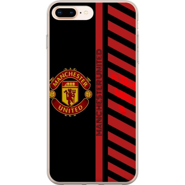 Apple iPhone 8 Plus Gjennomsiktig deksel Manchester United