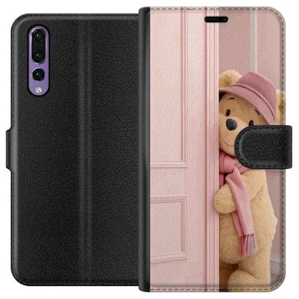 Huawei P20 Pro Plånboksfodral Nalle Puh Disney Motiv Tecknad Serie Klassisk Populär Barn Motiv Disneyfigur Ikonisk Karaktär