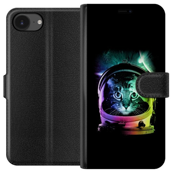 Apple iPhone 16e Lompakkokotelo Avaruus Kissat