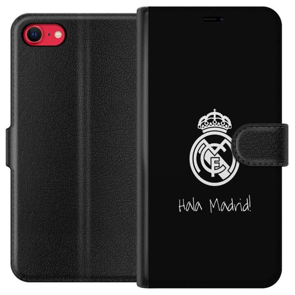 Kompatibelt Plånboksfodral till Apple iPhone SE (2022) Real Madrid