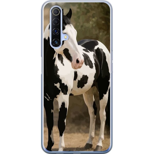 Realme X50 5G Läpinäkyvä kuori Kaunis Hevonen - elegantti hevonen kuva-aihe