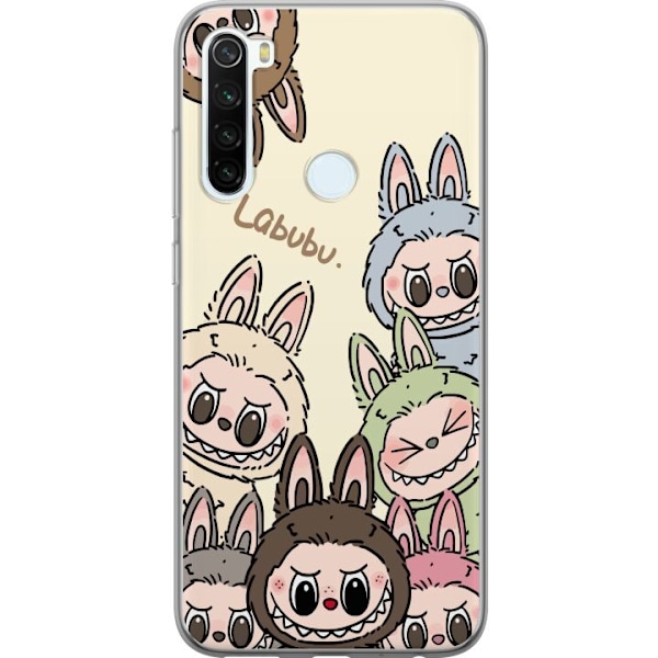 Xiaomi Redmi Note 8 Läpinäkyvä kuori Labubu Pastel Collecti