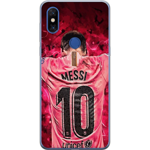 Xiaomi Mi Mix 3 Läpinäkyvä kuori Messi Jalkapallo Barcelona Argentiina Motivoiva Legendaarinen Pelaaja FC Barcelona Numero 10 Urheilu Jalkapallo