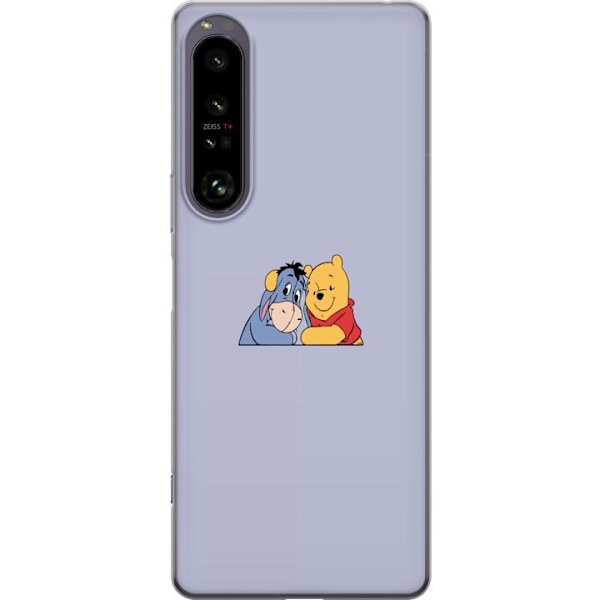 Sony Xperia 1 IV Gjennomsiktig deksel Nalle Puh og Ior