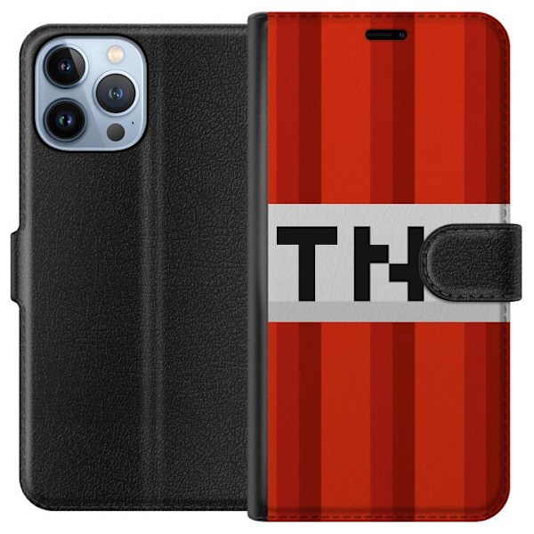 Apple iPhone 13 Pro Max Plånboksfodral Minecraft TNT