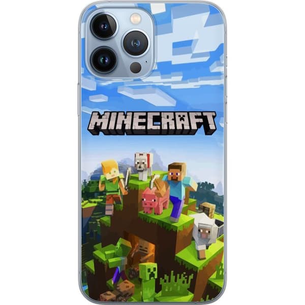 Kompatibel Mobilcover til Apple iPhone 13 Pro Max Minecraft Creeper-blok pixel retrospil