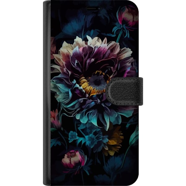 Apple iPhone 16 Pro Tegnebogsetui Blomster