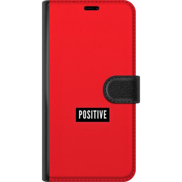 Kompatibelt Lommeboketui til Xiaomi Redmi Note 15 Pro Positive text rød