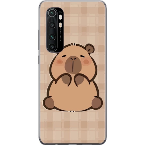 Xiaomi Mi Note 10 Lite Genomskinligt Skal Mobilskal kawaii capybara flera figurer japansk stil