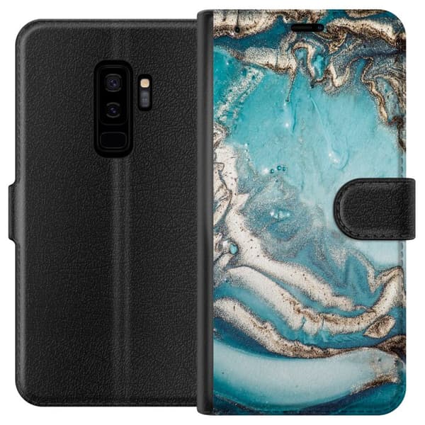 Kompatibel Tegnebogsetui til Samsung Galaxy S9+ Mønster