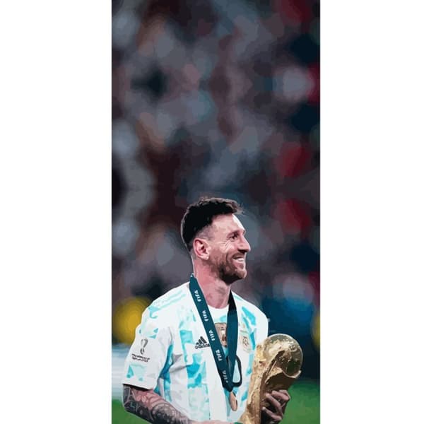 Kompatibelt Plånboksfodral till Apple iPhone 13 Pro Messi
