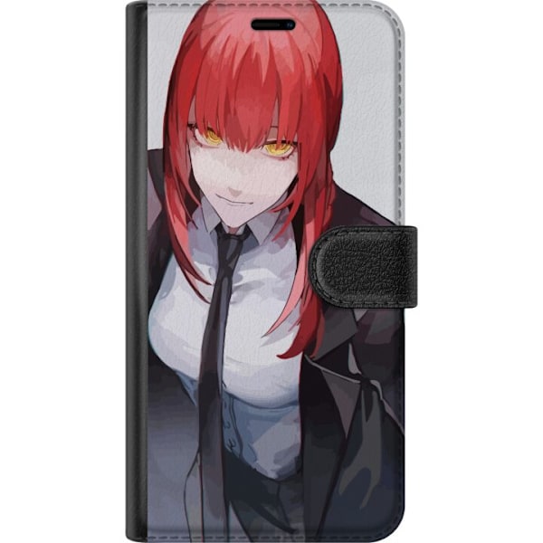 Apple iPhone 16e Lompakkokotelo Makima Chainsaw Man