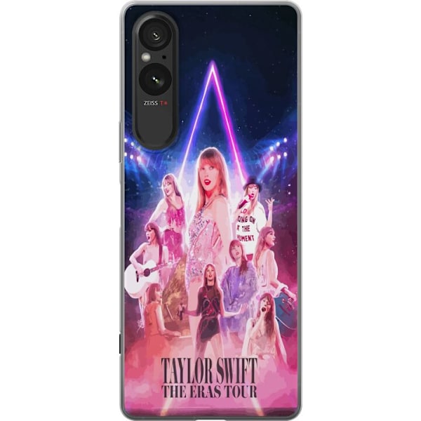 Sony Xperia 10 VI Genomskinligt Skal Taylor Swift Galaxy Neon